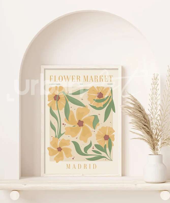 Set Poster Matisse Flower market