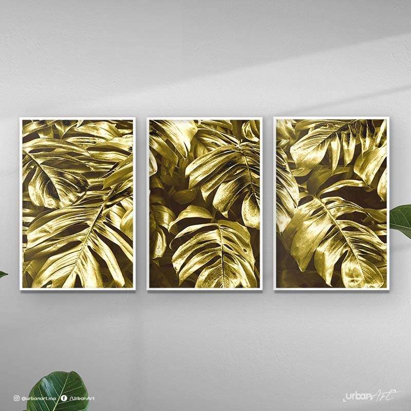 Tableau décoratif Feuilles Tropicales