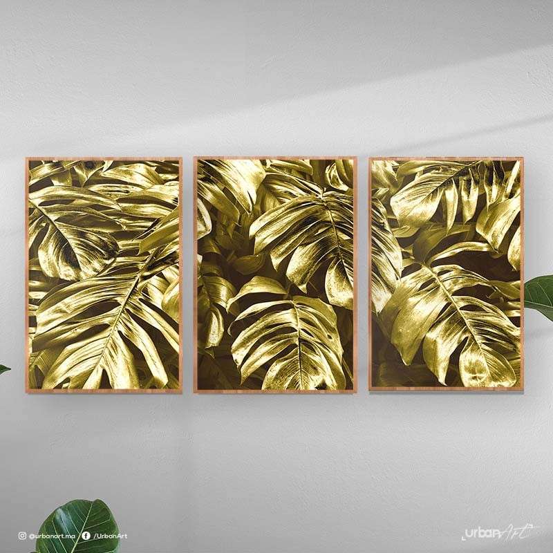 Tableau décoratif Feuilles Tropicales