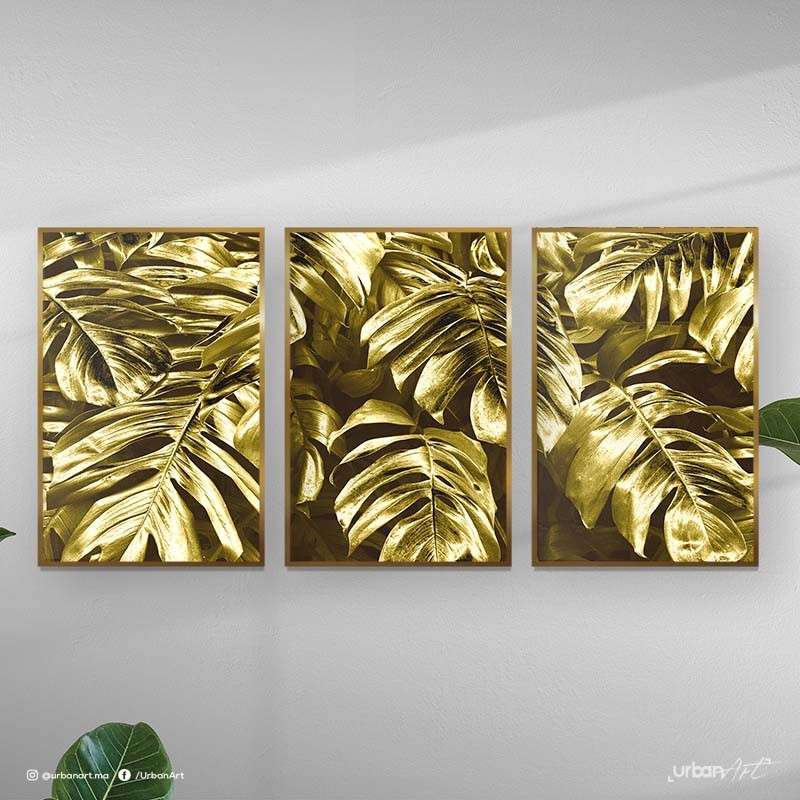 Tableau décoratif Feuilles Tropicales
