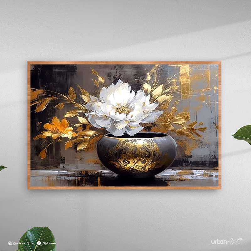 Tableau Nature Pot de Fleurs