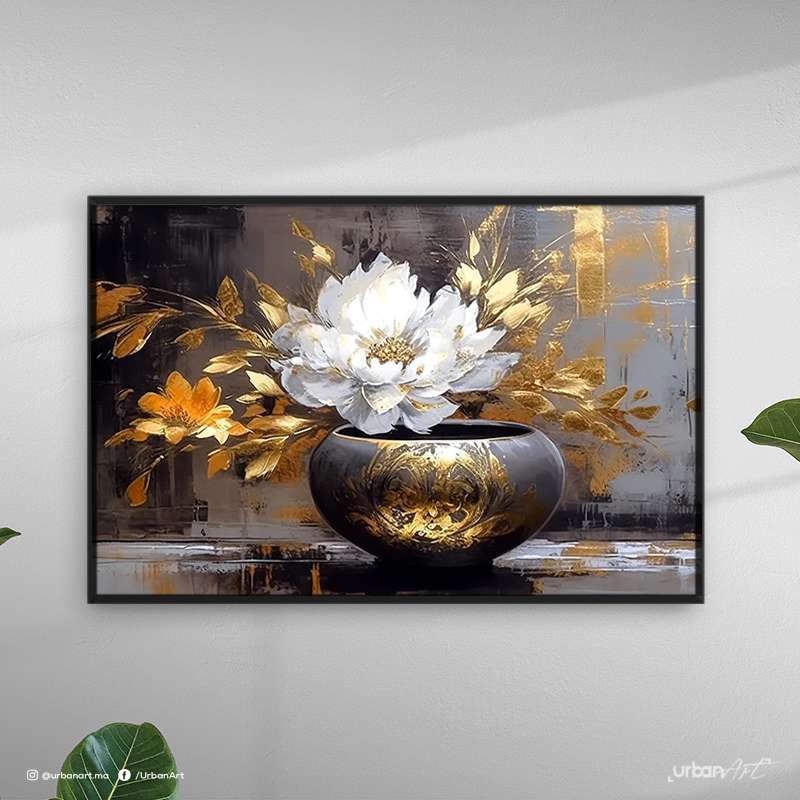 Tableau Nature Pot de Fleurs
