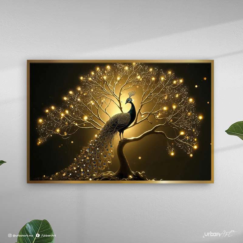 Tableau Animaux Magnifique paon