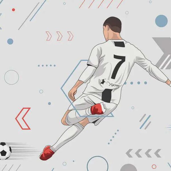 Papier peint joueur de football