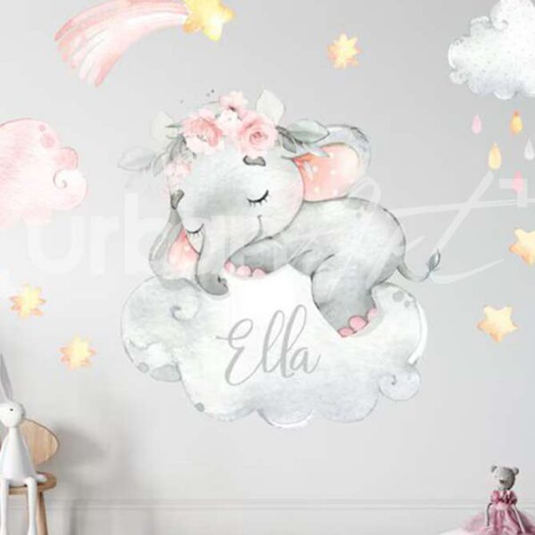 Papier peint Eléphant nursery