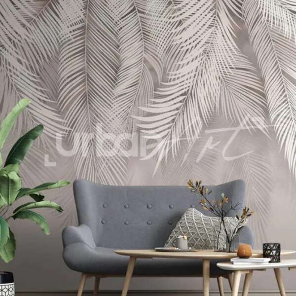 Papier peint Feuilles de palme tropicale