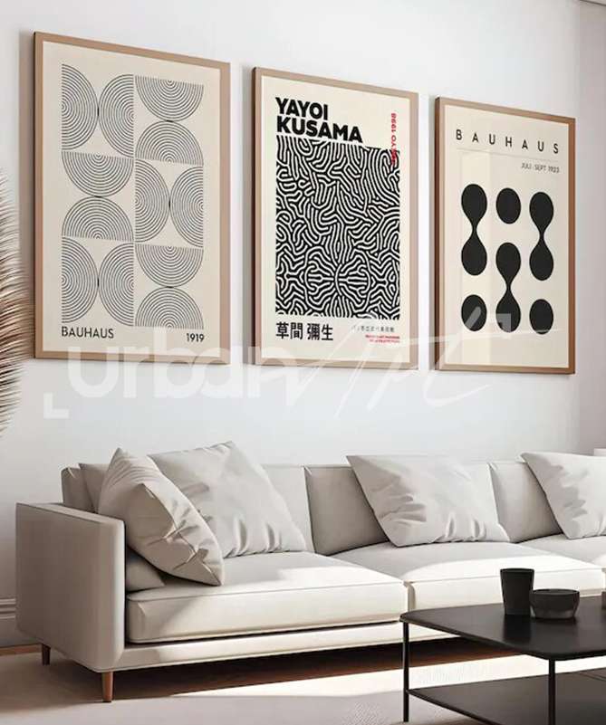 Set Poster art Yayoi Kusama