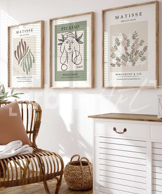 Set Poster Matisse Pastel Danois