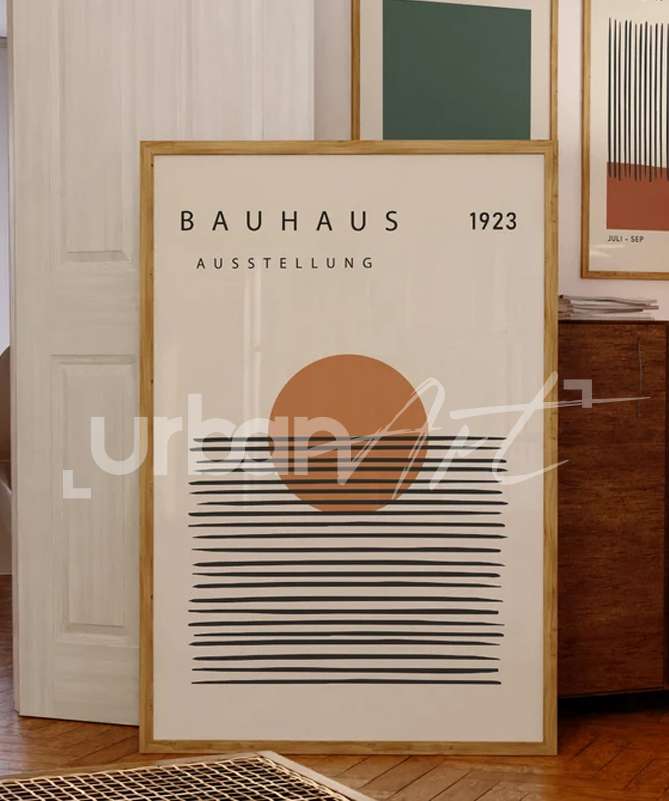Set Poster Bauhaus Art Géometrique