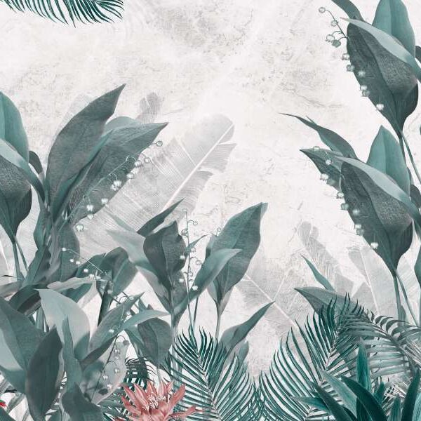 Papier Peint Feuille Tropicale