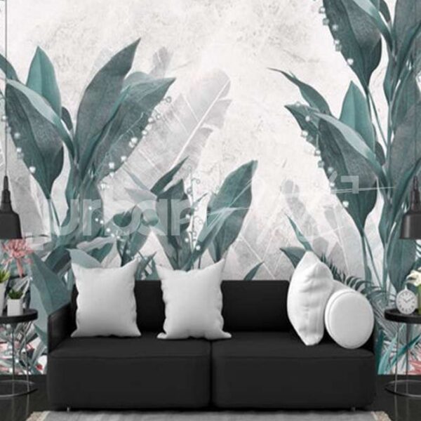 Papier Peint Feuille Tropicale