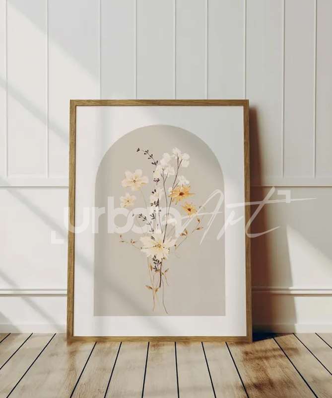 Set Poster Fleurs Aquarelles