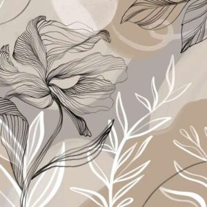 Papier peint lignes fluides
