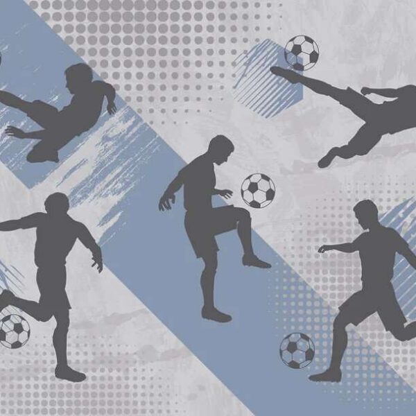 Papier peint football Groupe