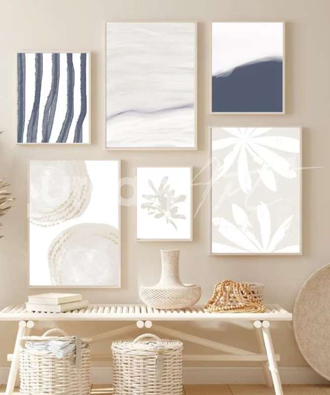Set Poster Beach House Art