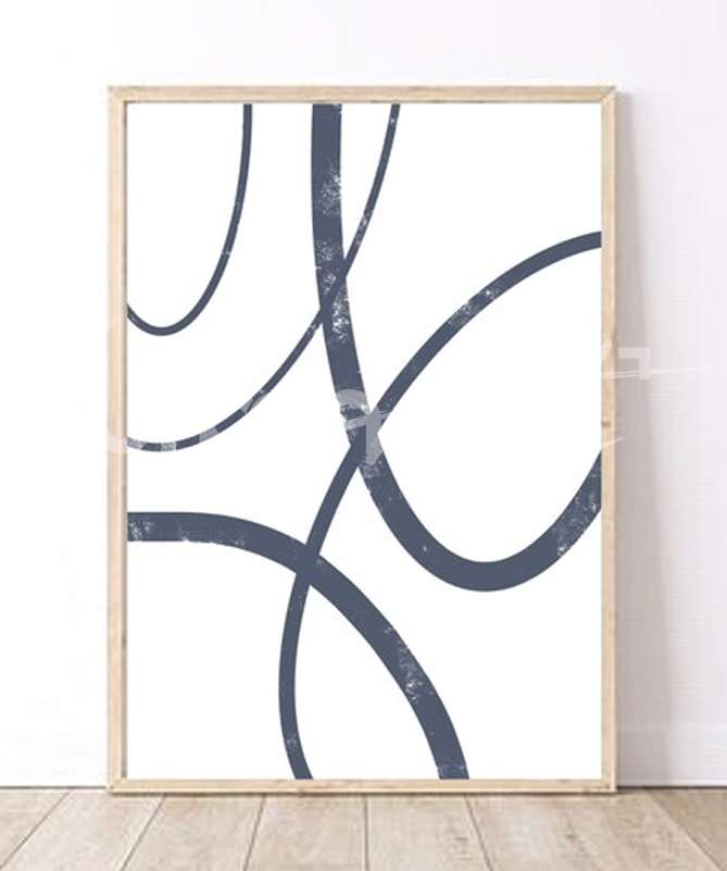 Set Poster Modern Beach
