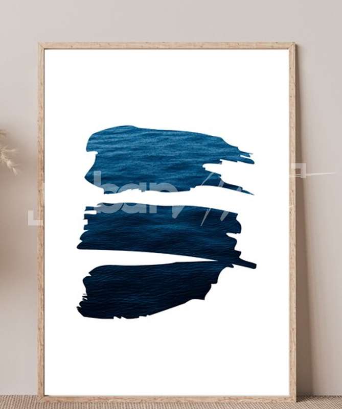 Set Poster Modern Beach