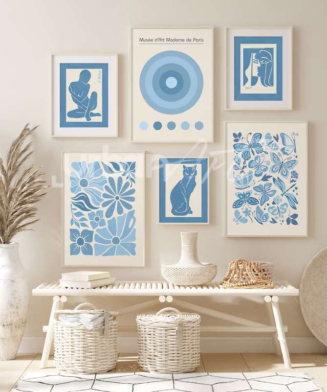 Set Poster Blue Gallery