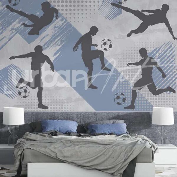 Papier peint football Groupe