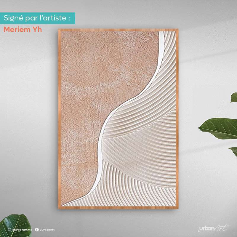 Tableau Texturé Abstrait