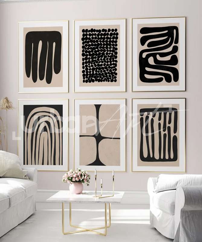 Set Poster Abstrait Moderne