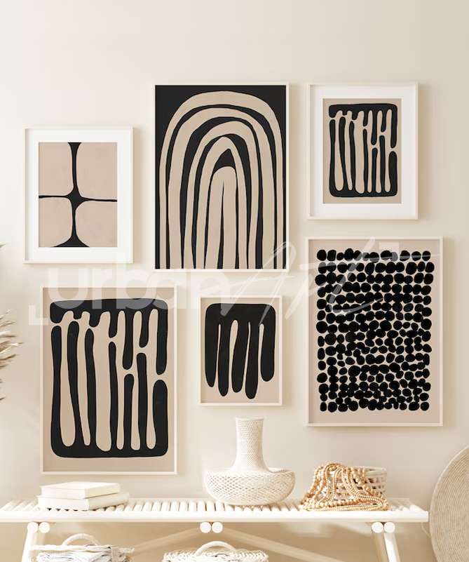 Set Poster Abstrait Moderne