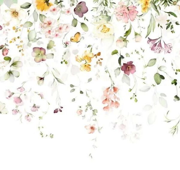 Papier peint Peinture fleur