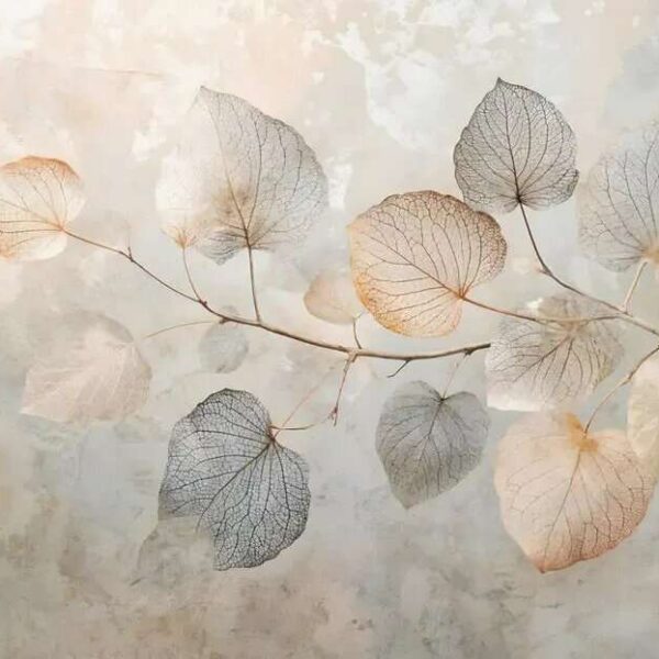 Papier peint Branche feuilles