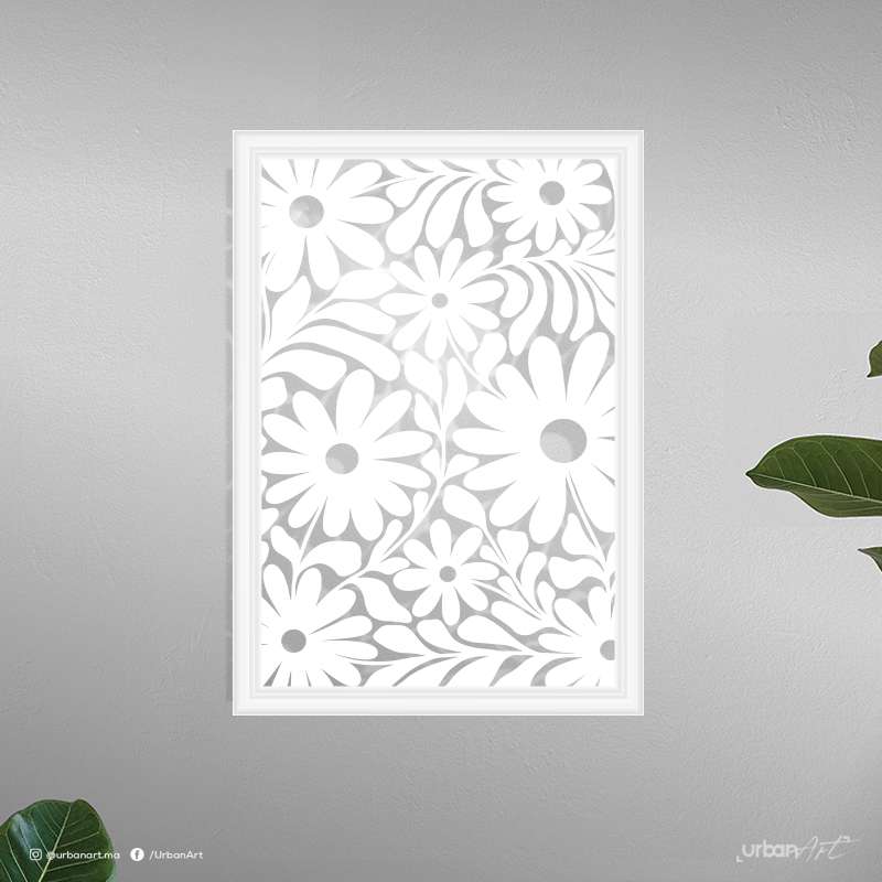 Poster Sur Verre Chrysanthème