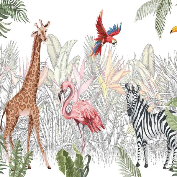 Papier peint Dessin d'animaux