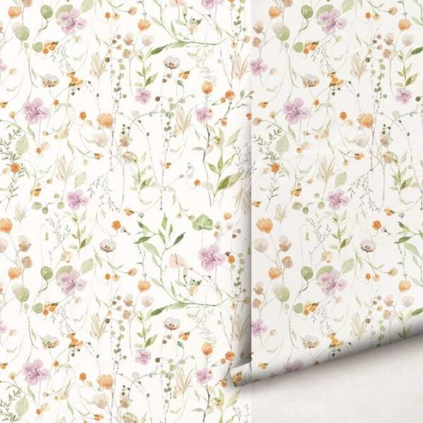 Papier peint Floral Léger