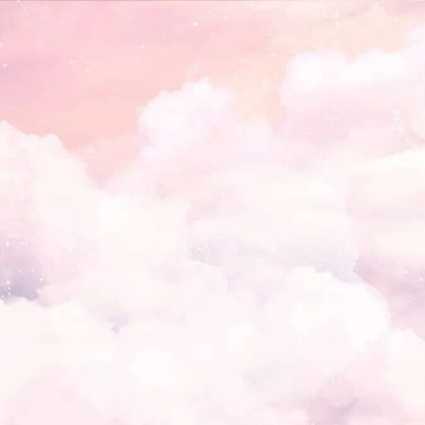 Papier Peint Ciel rose avec nuages