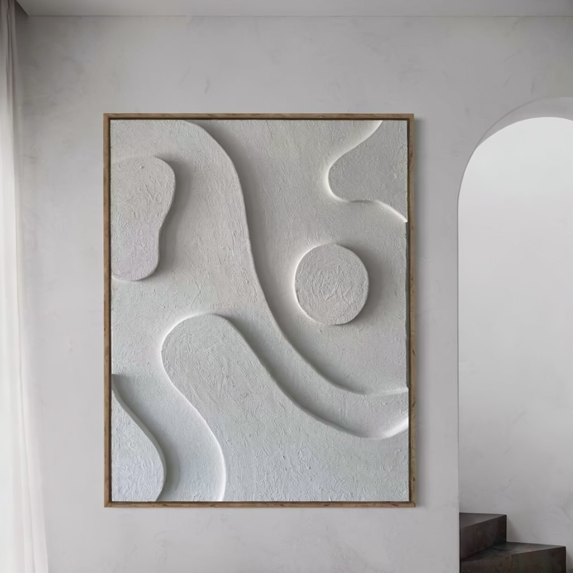 Tableau-3D-relief-Blanc-2
