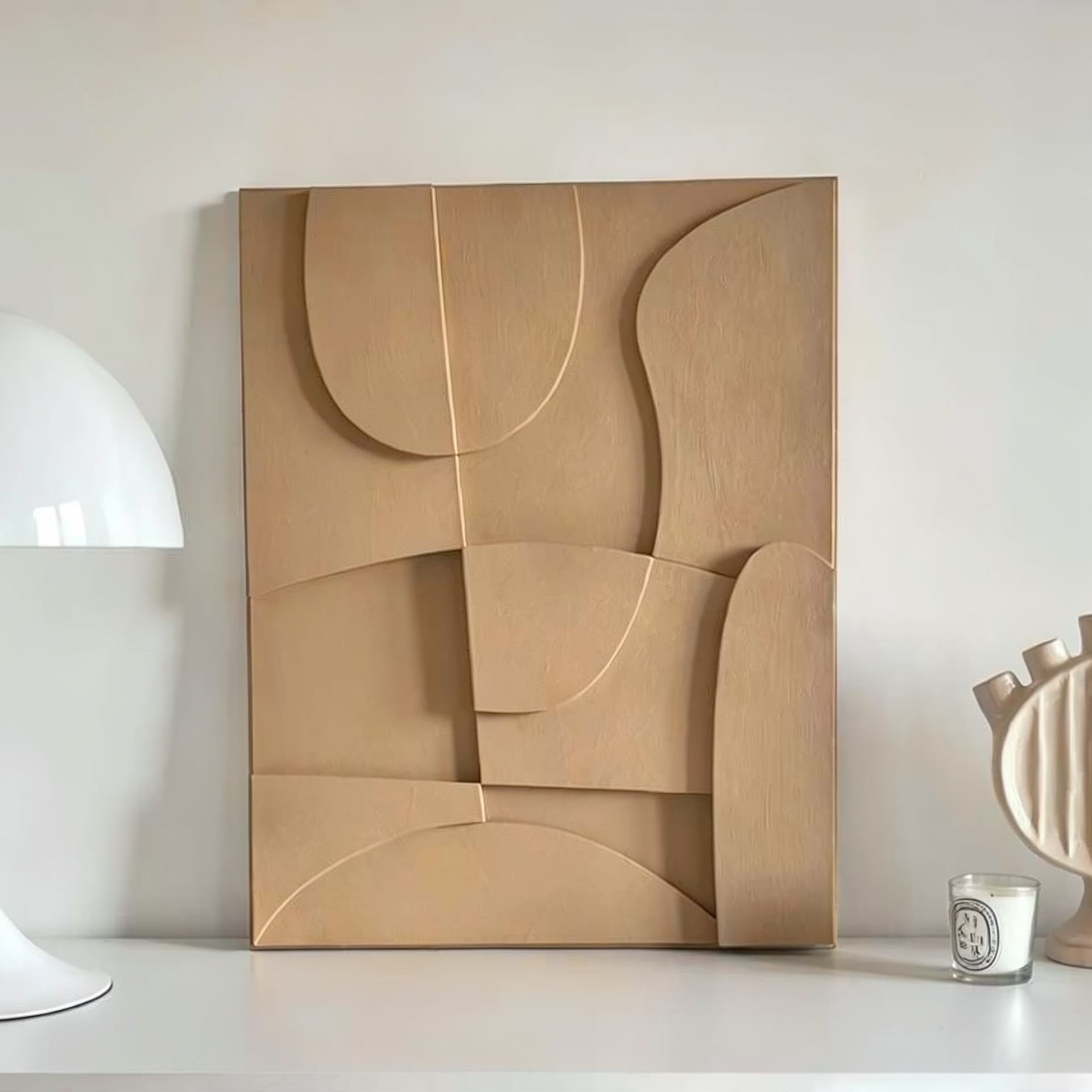 Tableau-abstrait-relief-3d