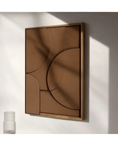 Tableau_3D_Geometrique_Beige_Marron