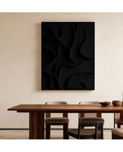 Tableau_3D_Sculpture_murale_abstraite_Black