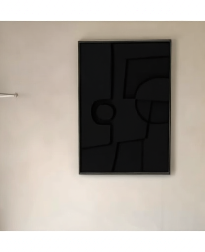 Tableau_3D_Silence_Sculpte_Black