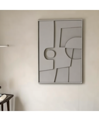Tableau_3D_Silence_Sculpte_Greige