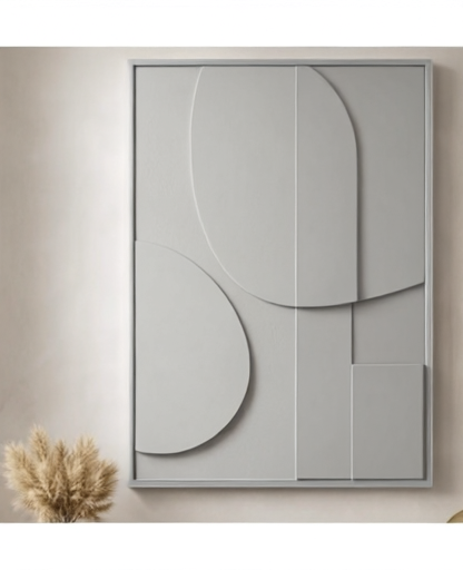 Tableau_3D_abstrait_en_platre_Greige