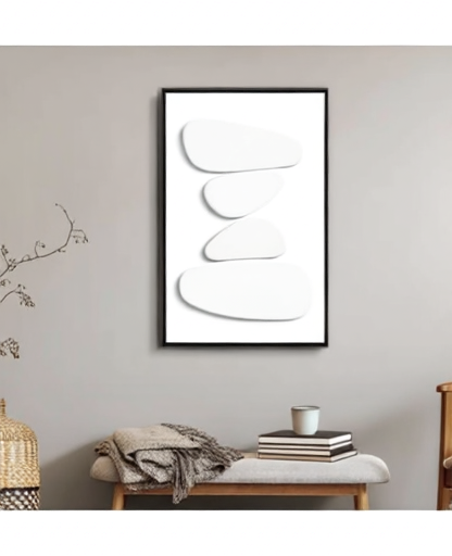 Tableau_3D_galets_abstraits_white