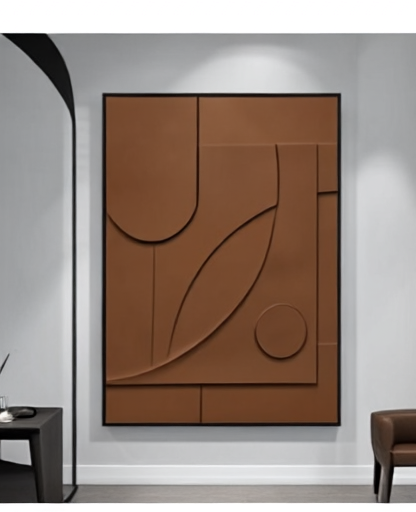 Tableau_3D_peinture_Marron