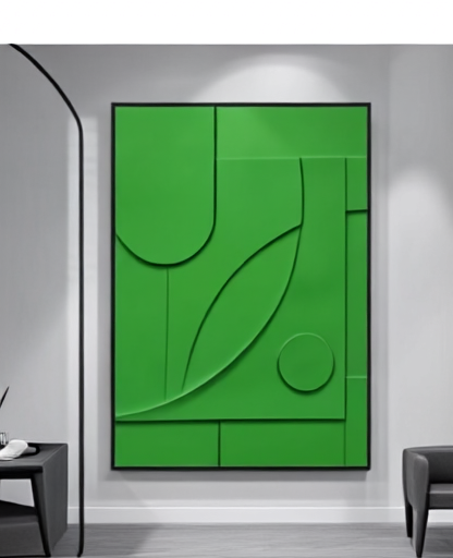 Tableau_3D_peinture_green