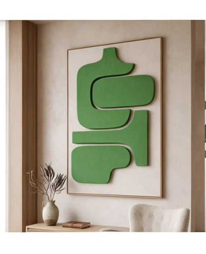 Tableau_3D_texture_Vert_sauge_green