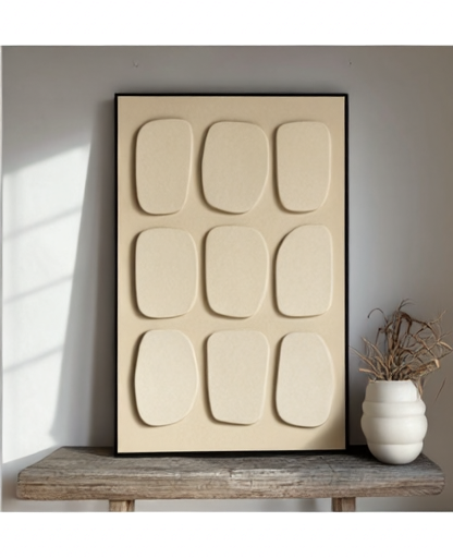 Tableau_relief_3D_Blanc_beige
