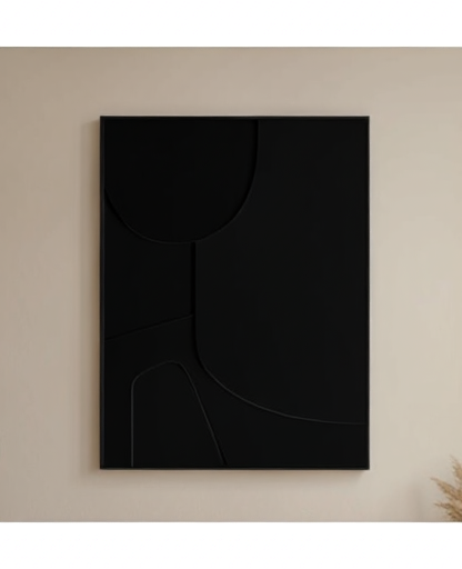 tableau_3d_abstrait_blanc_Black