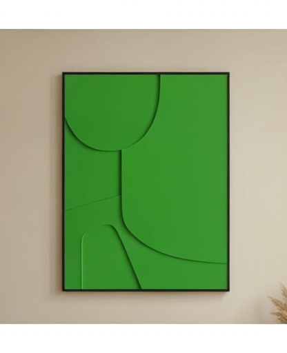 tableau_3d_abstrait_blanc_green