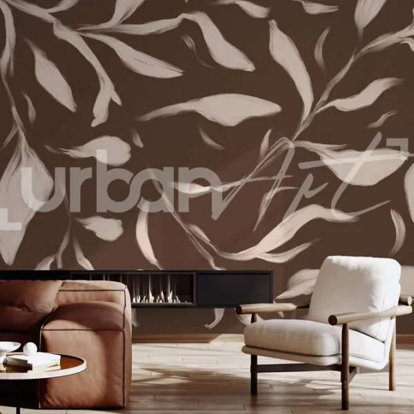 papier peint Feuilles murmurantes