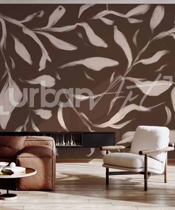 papier peint Feuilles murmurantes