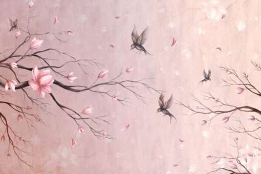 papier peint panoramique Éveil des Magnolia