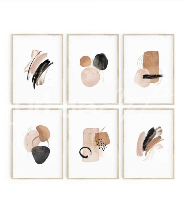 Set Poster Aquarelle abstraite